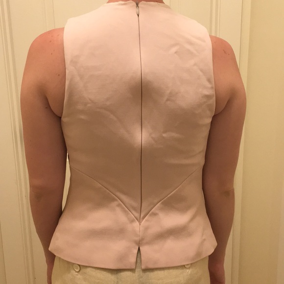 Giorgio Armani Blush Pink Sleeveless Structured To - Picture 3 of 8